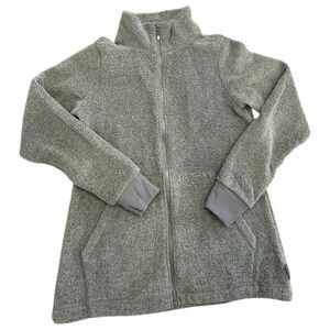 REI Co-op Full Zip Fleece‎ Jacket Women’s Small Gray Sherpa Soft Warm Outdoor